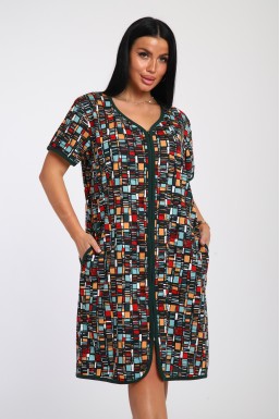              №62 г  Халат/54-64/Зеленый