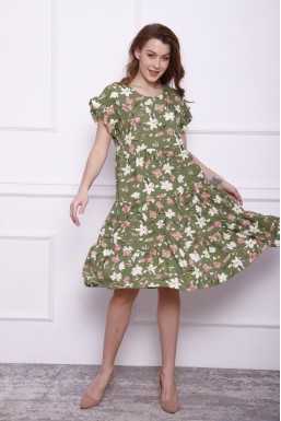          №1051(ОЛИВА) Платье